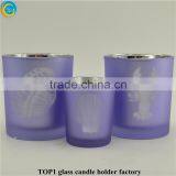 Glow in the Dark Mason Jar Frosted Sea Blue Bottle With Cork Stopper thumbnail-2