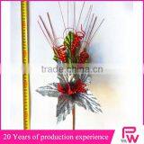 Christmas Wall Hanging Decorations Glitter Twigs Christmas Flowers for Christmas Market thumbnail-6