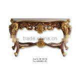 Hot Sale Luxury Vanity Gold Eagle Console Table thumbnail-6