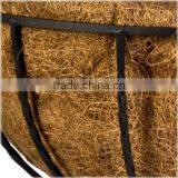 2016 Factory Custom Decoration Black Hanging Iron Flower Basket Stand thumbnail-3