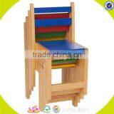 Оптовая продажа красивого деревянного стола и 4 стульев, домашнего деревянного стола для детей и 4 стульев, топовых по продажам стола и 4 стульев W08G141 thumbnail-3