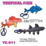 PVC Keychain Tropical Fish Toys