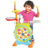 Dongguan Toys Kids Electronic Toy Drum Set With Adjustable Sing-along Microphone and Stool From Factory thumbnail-1