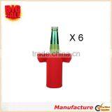 Collapsible Neoprene T - Shirt Shaped Beer Sleeve Customized Outdoor Beer Sleeves thumbnail-3