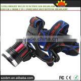 Ultra Bright Multi Function Led Headlamp 1000 Lm 4 Mode 2 in 1 Portable Securitying Headlamp thumbnail-2