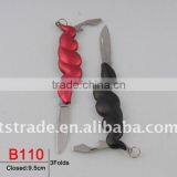 Mini Gifts KnifeSmall Knife Promotion Kinfe Popular Keychain Toolaluminium Oxide Keychain Knife Mini Aluminium Oxide B110 thumbnail-1