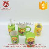 Hot Sale Bathroom Accessories Sunflower Design Teethbrush Tumbler Cup thumbnail-6