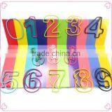 2017 Fashion Colors Numbers Design Paper Metal Clips