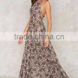 2017 New Latest Designer One Piece Maxi Fashion Sexy Dress thumbnail-5