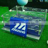 12 Golf Clubs Display Box Blue or Black With Logo Board Display thumbnail-2