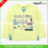 Kids Wear Boys Clothing Long Sleeve Jumper Contrast Color Graphic Top thumbnail-1