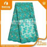 Bestway Unique Pattern Wholessale Price French Lace Fabric FL0223-7 thumbnail-1