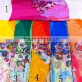 Fahion chiffon polyester designer print rose scarf