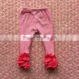 2016 Hot Sale Baby Stripe Fuller Ruffles Icing Pants Baby Icing Leggings thumbnail-3