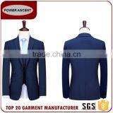Custom Made Latest Design Basic Standard 2 Button 3 Piece Coat Pant Men Suit thumbnail-2