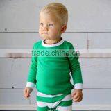 Christmas Pajamas Stripe Pajamas Organic Cotton Pajamas Baby Boy Christmas Clothes thumbnail-2