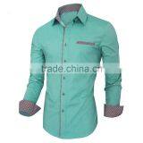 OEM 2017 Latest Shirts Pattern Men's Short Sleeve Oxford Shirt thumbnail-2