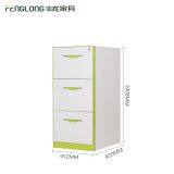 Steel Office Furniture Knock Down High Quality Luoyang Office Metal 3 Drawer File Cabinet thumbnail-2