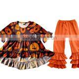Baby Fall Ruffle Clothes for Halloween Pumpkin Lovely Style Clothing thumbnail-1