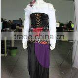 Gypsy Costume Adult Fortune Teller Halloween Fancy Dress thumbnail-1