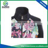 Popular Style 100% Polyester Fabric Breathable With Sublimation Printing Women Winter Jacket / Golf Waterproof Jacket thumbnail-2