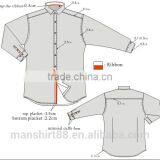 Custom Slim Fit Contrast Color Ribbon Detailed Casual Dress Shirt thumbnail-1