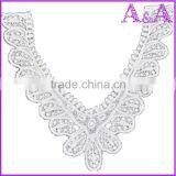 Water Soluble Lace 100% Cotton African Chemical Lace Collar for Shirt and Dress thumbnail-4