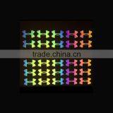 Custom Made Heat Transfer Rainbow Glitter Reflective Garment Labels thumbnail-2