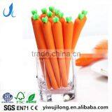 Cute Novel Vegetable Carrot Shape Promotional Gel Pen Gift for Schoold Kids thumbnail-1