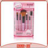 MAANGE 5 Pieces Synthetic Hair Facial Makeup Brushes Set thumbnail-2