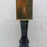Pipe Style Wooden Beer Tap Handle With Square Badge DY-TH124 thumbnail-1