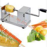 South Korean hot sale tornado potato tower crane machine stainless steel potato spiral cutter machine potato spiral slicer