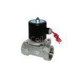 Cast Iron / SS304 IP68 Two Way Solenoid Valve DC 24V Water Fountain Equipment 2\'\'