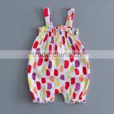 Summer Girls Baby Floral Romper Clothes Newborn Baby Printed Jumpsuit thumbnail-2