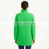 Double Cloth Wool Patch Pocket Cocoon Coat thumbnail-5