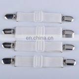 4-Piece Adjustable Bed Corner Holder Elastic Suspenders Clips thumbnail-2