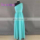 One Shoulder Prom Dresses Vestidos de Noiva Chiffon Evening Gowns Hot Sale thumbnail-1