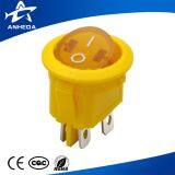 Illuminated Round Boat Electronics Rocker Switch Hidden Camera Light Switch T85 With LED Indicator thumbnail-5
