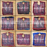 Traditional Hand Embroidered Yock Neck Patch- Vintage Banjara Boho Yock Neck- Gypsy Bohemian Yock Neck Patch