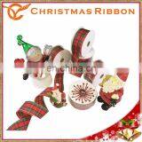 Plaid Grosgrain Christmas Ribbon Fabric thumbnail-4