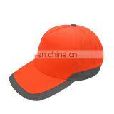 Fluorescence Color 5 Panel Mesh Cap With Reflective Band thumbnail-3