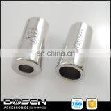Hot Sell High Quality Silver Tone Engrave Logo Cord End for Cotton Rope/braided Rope,decorative Cord Ends thumbnail-1