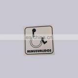 Top Quality Durable Square Shape Cheap Custom Indoor Style Aluminum Self Adhesive Notice Sign thumbnail-1