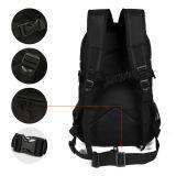 Advocator Motorcycle Men Backpack With Rain Cover Black School Rucksacks Packsack Daypack Shoulders Bags Knapsacks for Traveling&Biking&Camping&Outdoor Sports thumbnail-2