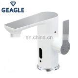 White Temperature Sensor Water Tap