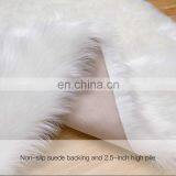 Super Soft White Fluffy Faux Fur Area Rug Faux Bedroom Rug Faux Carpet thumbnail-5