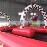 Cheap Price Inflatable go Kart Track Inflatable Race Track Inflatable Zorb Ball Track for Sale thumbnail-4