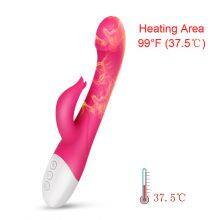 37.5℃ Soft Head Vibration Stick for Female Wand Massager Clitoral Stimulator g Spot Vibrator thumbnail-3