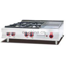 Commercial Table Top Gas Stove With Char-Boiler thumbnail-2