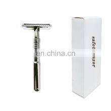 Factory Directly Wholesale Stainless Steel Zinc Alloy Safety Razor Men Shaving Razors thumbnail-1